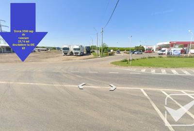 De închiriat teren 3500 MP – Deschidere la DN28 lângă LUKOIL - 3