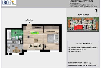 Apartament cu 2 camere decomandat în Nord - 2