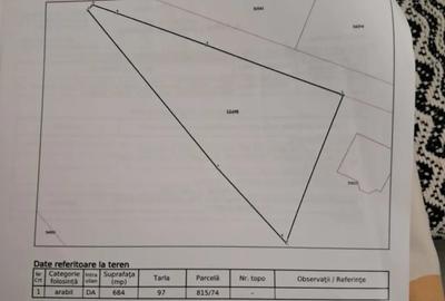 Teren de 684 mp, în Exterior Vest - 1