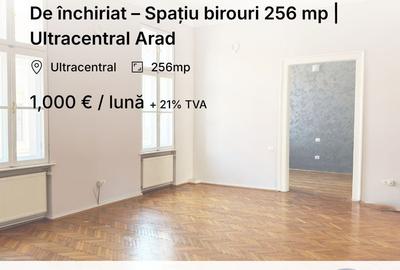 Birou, de 256 mp, în Ultracentral - 1