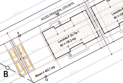 Casă cu 4 camere decomandat cu Teren 440 Mp în Central - 7