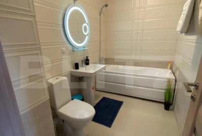 Apartament cu 2 camere semidecomandat, mobilat în Florești