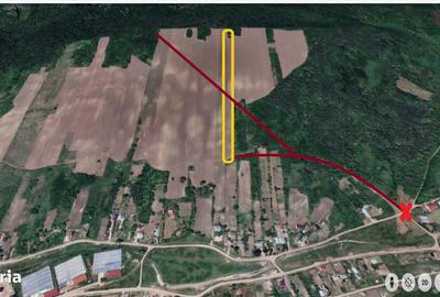 Teren de 10500 mp, în Aroneanu