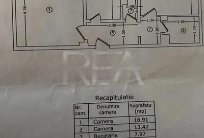 2 camere - Decebal - decomandat - 1986