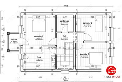 Casa independenta de vanzare 4 camere, 2 niveluri si 500 mp teren,Sincraiul de Mures, strada Vale - 15
