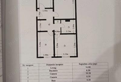 Apartament cu 3 camere decomandat în Scriitorilor - 7