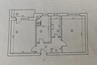 Apartament cu 2 camere decomandat în Nicolina - 1