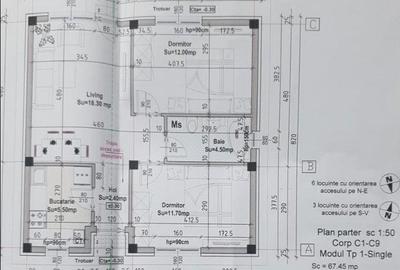Casă cu 3 camere decomandat cu Teren 177 Mp în Central - 4