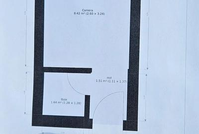 Garsonieră decomandată în Complex Studențesc - 1
