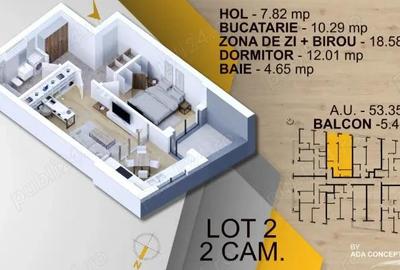 Apartament cu 2 camere în Titan - 2