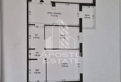Apartament cu 3 camere, decomandat, zona Calea Aradului Apartament cu 3 camere, decomandat, zona Calea Aradului - 3