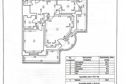 Apartament cu 2 camere decomandat în Central - 2
