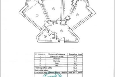 Apartament cu 3 camere decomandat, mobilat în Unirii - 32