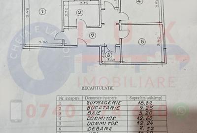 ID 3601 Apartament 3 camere - Strada Sabinelor - 7