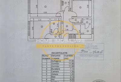 ? Apartament 3 camere decomandat, 68 mp, 2 băi - Tătărași, Cartier Doi Băieți - 1