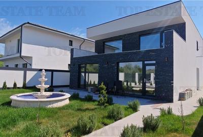 Vila premium 6 camere, 6 bai, curte 391mp, langa Parc, cu toate utilitatile si f