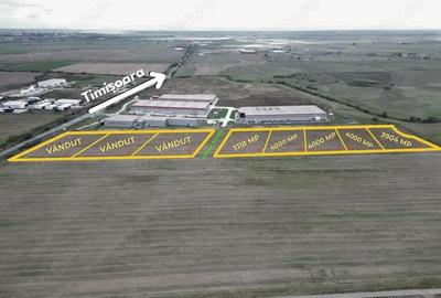 COM 0% Parcele industriale noi in zona dezvoltata | Sanandrei
