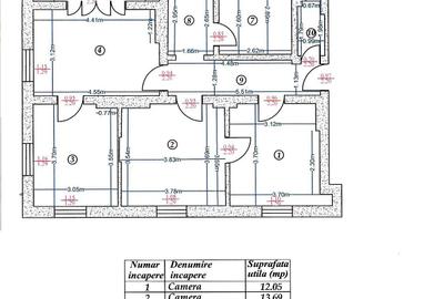 Apartament cu 5 camere decomandat în Națiunile Unite