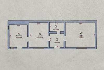 Casa 2 camere zona Promenada Mall - 12