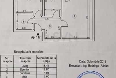REA1024282 Apartament 2 Camere I Mobilat I Cotroceni - 6