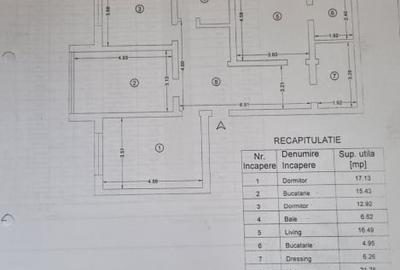 Apartament cu 3 camere decomandat, mobilat în Bucium - 14