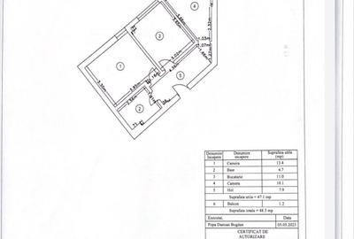 Apartament cu 2 camere decomandat în Central