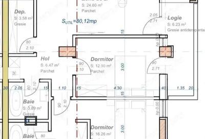 Apartament cu 3 camere semidecomandat în Aradului - 2