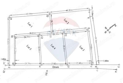 Teren de 900 mp, în Bran