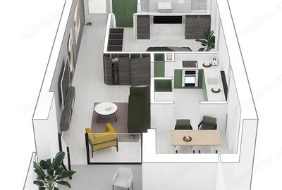 Apartament cu 2 camere semidecomandat în Mehala - 4