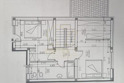 Duplex cu 4 camere | Despărțit prin camera tehnica | Mosnita Noua - 3