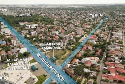 Teren de 288 mp, în Bucureștii Noi