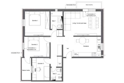 Apartament cu 4 camere decomandat, mobilat în Mărăști - 13