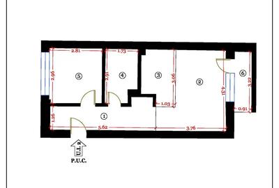 Apartament cu 2 camere decomandat în Clăbucet - 5