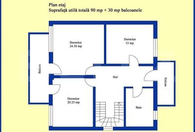 Vila cu 5 camere, 280 mp utili, teren cu 500 mp, Targsoru Vechi - 11
