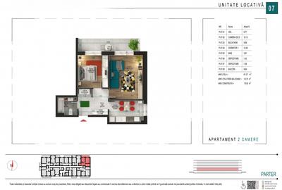 Apartament cu 2 camere decomandat în Titan - 2