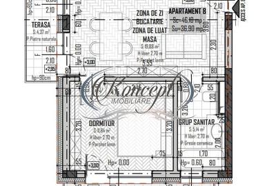 Apartament cu 2 camere semidecomandat în Baciu - 2