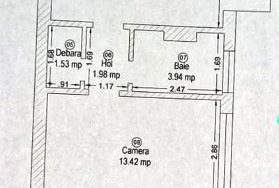 Apartament cu 2 camere în Tipografilor - 2