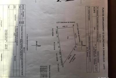 Teren de 525 mp, în Central