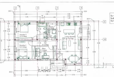 Casă cu 3 camere cu Teren 500 Mp în Unirea - 4
