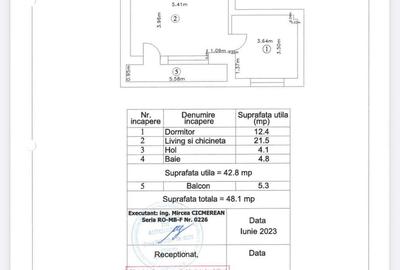 Apartament cu 2 camere în Valea Ialomiței - 14