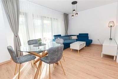 Apartament cu 2 camere semidecomandat, mobilat în Pipera