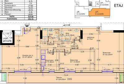 Apartament cu 4 camere semidecomandat în Aviației - 7