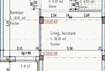 Apartament cu 2 camere semidecomandat în Central - 2