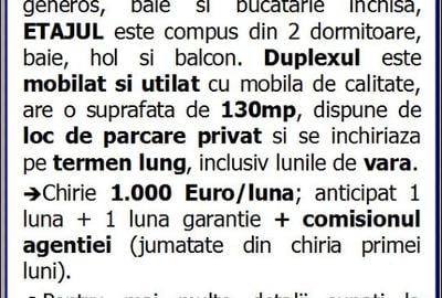 Mamaia, Dorna, duplex P+1, mobilat, gaze, inchirieri Constanta - 6