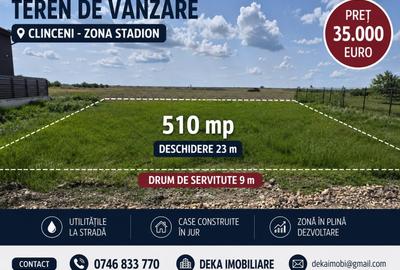 Teren Construcții intravilan de 510 mp, în Clinceni - 2