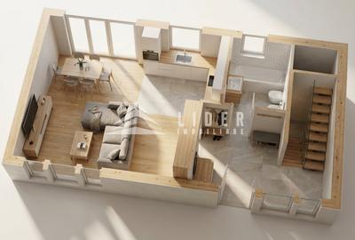 Duplex cu 4 camere cu Canalizare în Florești