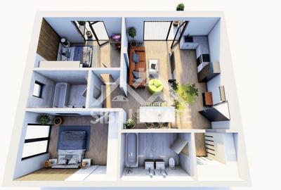 Apartament 3 camere , 87,6 mp utili , Etaj 1 , Finisaje Premium - 5