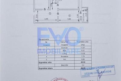 Apartament cu 2 camere decomandat în Galata - 1