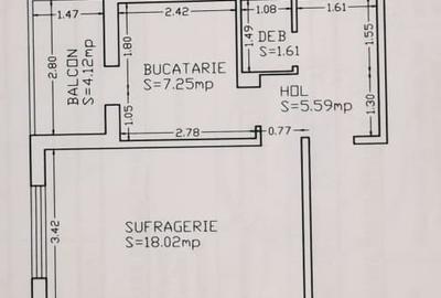 Garsonieră decomandată în Central - 8