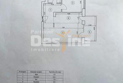 Apartament cu 2 camere, mobilat în Baza 3 - 9